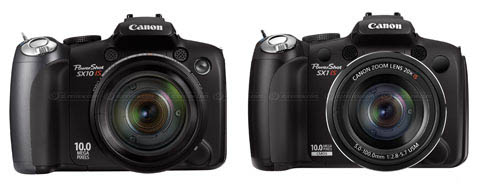 Canon PowerShot SX10 IS  PowerShot SX1 IS