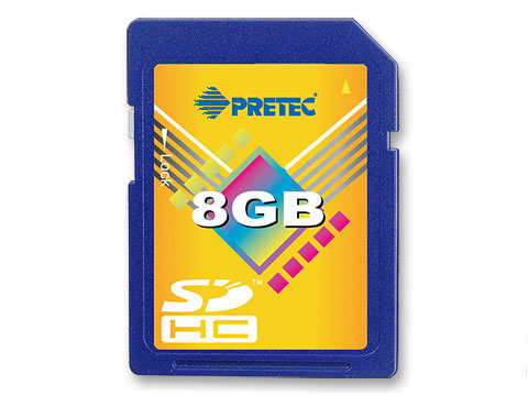 Pretec 8 GB SD-HC